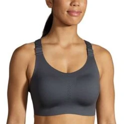 BROOKS Women's Dare Racerback Run Bra 2.0 - Asphalt